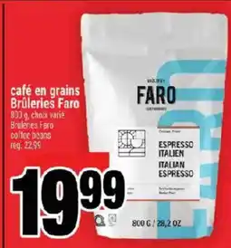 Super C Faro espresso italien offer