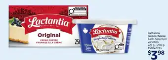 Walmart Lactantia cream cheese offer