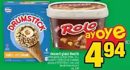 Super C Nestlé rolo dessert glacé offer