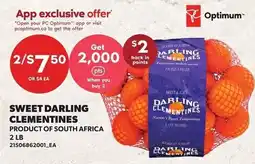 Loblaws Darling clementines offer