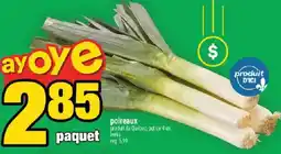 Super C ayoye poireaux offer