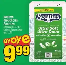 Super C Scotties papers mouchoirs offer