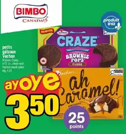 Super C Bimbo Canada's petits gâteaux Vachon offer
