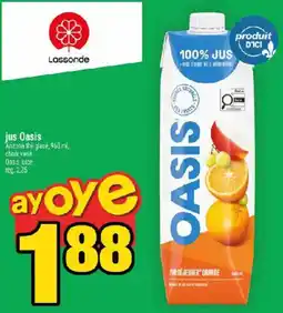 Super C Lassonde oasis offer