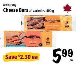 Farm Boy Armstrong Cheese Bars offer