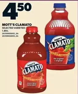 Zehrs Markets Mott's Clamato offer