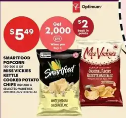 Zehrs Markets Smartfood popcorn miss vickies kettle cooked potato chips offer