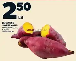 Zehrs Markets Japanese sweet yams offer