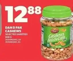 Loblaws Dan D Pak cashews offer