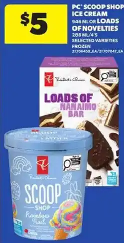 Atlantic Superstore PC Scoop Shop ice cream offer