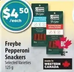 Co-op Freybe Pepperoni Snackers offer