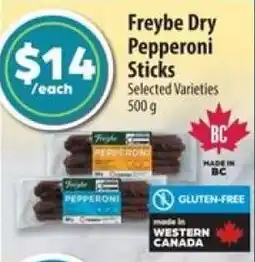 Co-op Freybe Dry Pepperoni Sticks offer