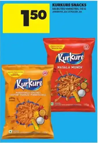 Atlantic Superstore Kurkure snacks selected varieties offer