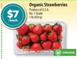 Co-op Organic Strawberries offer