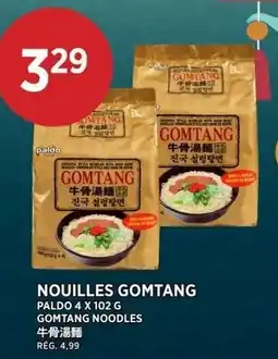 Kim Phat Paldo gomtang noodles offer