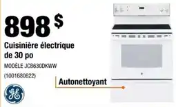 Home Depot Cuisinière électrique de 30 po offer