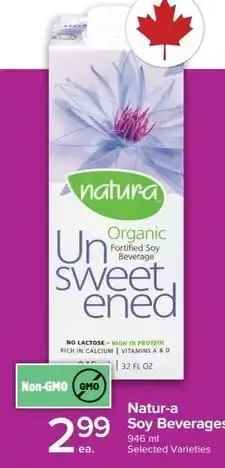 Metro Natur-a Soy Beverages offer