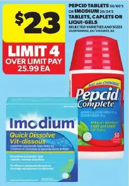 Atlantic Superstore Pepcid Complete or Imodium offer