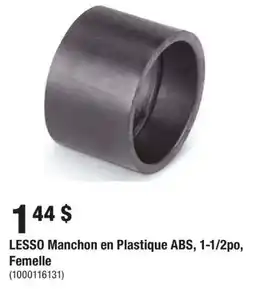 Home Depot Lesso Manchon en Plastique ABS offer