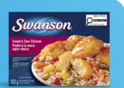 Walmart Swanson lasagna or sweet & sour chicken frozen entrees offer