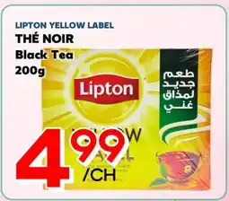 Marche Salaberry LIPTON YELLOW LABEL THÉ NOIR offer