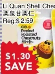 Yours Food Mart Li Quan Shell Chestnuts offer