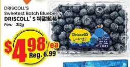 Btrust Supermarket Driscoll's sweetest batch blueberry offer