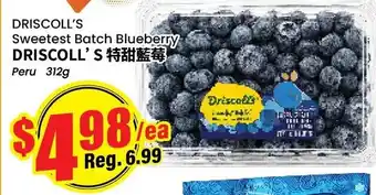 Driscoll's sweetest batch blueberry