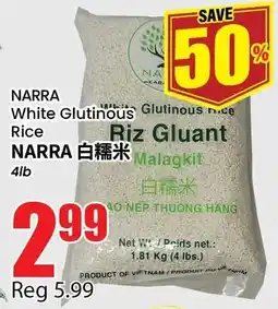 Btrust Supermarket Narra white glutinous rice offer