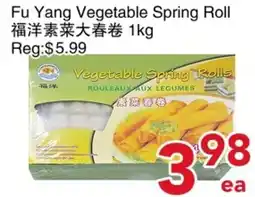 Yours Food Mart Fu Yang Vegetable Spring Roll offer