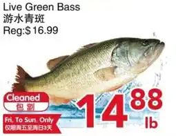 Yours Food Mart Live Green Bass offer