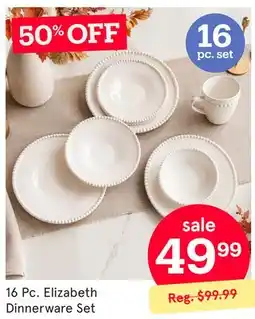 Kitchen Stuff Plus 16 Pc. Elizabeth Dinnerware Set offer