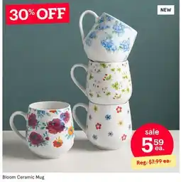 Kitchen Stuff Plus Bloom Ceramic Mug offer