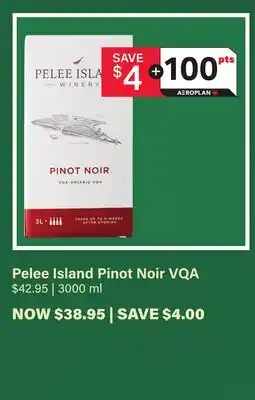 LCBO Pelee Island Pinot Noir VQA offer