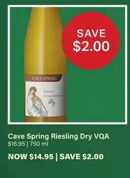 LCBO Cave Spring Riesling Dry VQA offer