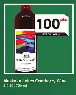 LCBO Muskoka Lakes Cranberry Wine offer