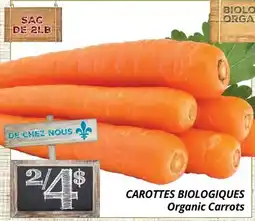 Supermarché PA CAROTTES BIOLOGIQUES offer