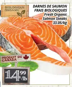 Supermarché PA DARNES DE SAUMON FRAIS BIOLOGIQUES offer