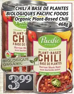 Supermarché PA CHILI À BASE DE PLANTES BIOLOGIQUES PACIFIC FOODS offer
