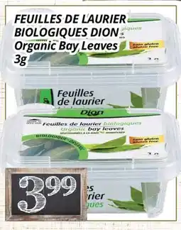 Supermarché PA FEUILLES DE LAURIER BIOLOGIQUES DION offer