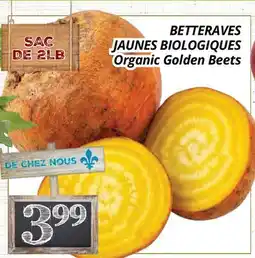 Supermarché PA BETTERAVES JAUNES BIOLOGIQUES offer