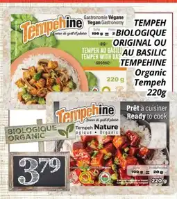 Supermarché PA TEMPEHINE Organic Tempeh offer
