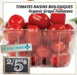 Supermarché PA TOMATES RAISINS BIOLOGIQUES offer