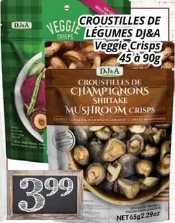 Supermarché PA CROUSTILLES DE LÉGUMES DJ&A | Veggie Crisps offer