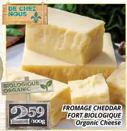 Supermarché PA FROMAGE CHEDDAR FORT BIOLOGIQUE offer