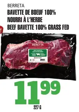 Marches Tau BAVETTE DE BOEUF 100% NOURRI À L'HERBE BERRETTA offer