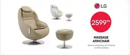 Meubles RD MASSAGE ARMCHAIR Electrically Reclining For Men and Women Synthetic Leather offer