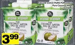 Supermarché PA EAU DE COCO PURE PÜR COCO | Pure Coconut Water offer