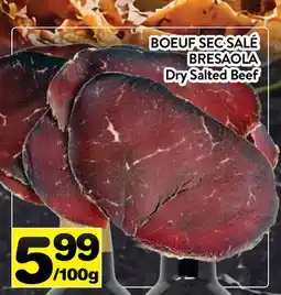 Supermarché PA BOEUF SEC SALE BRESAOLA | Dry Salted Beef offer