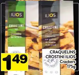 Supermarché PA CRAQUELINS CROSTINI ILIOS | Crackers offer